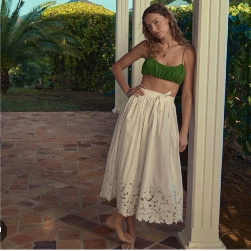NWT Doen Georgina Skirt in Salt